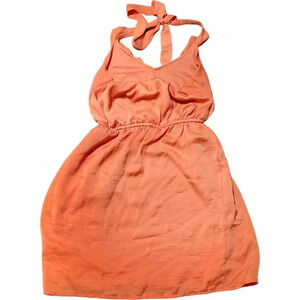 City Triangle Coral Mini Halter dress  EUC